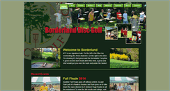 Desktop Screenshot of borderlanddiscgolf.com